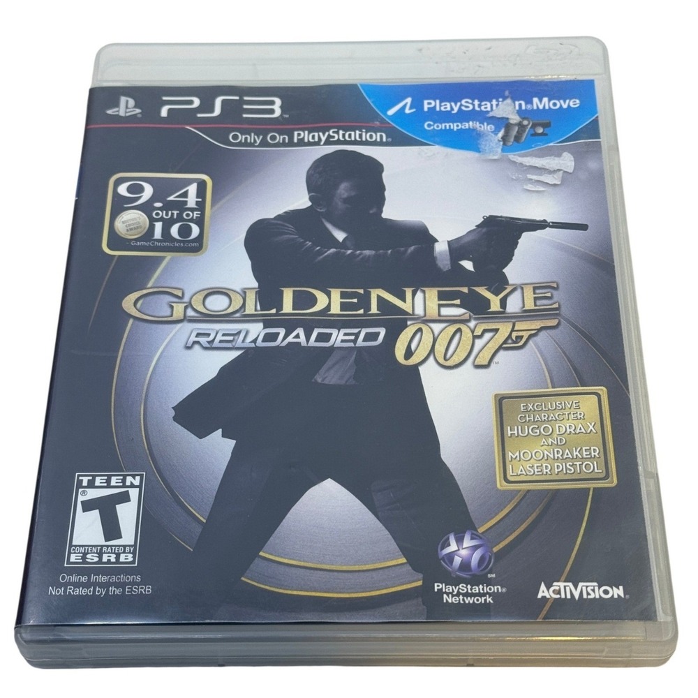 GoldenEye 007 Reloaded Sony PlayStation 3 PS3 Game James Bond Activision 2011